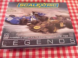 Scalextric F1 Tyrrell 003 Lotus 72 Legends Stewart Fittipaldi RARE LTD EDITION