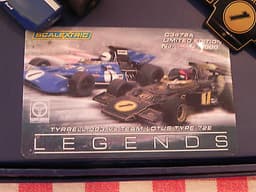 Scalextric F1 Tyrrell 003 Lotus 72 Legends Stewart Fittipaldi RARE LTD EDITION