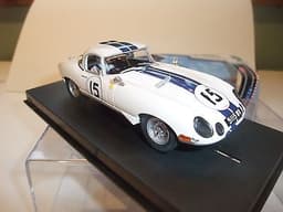 Scalextric type Revell E type leightweight Jaguar slot car