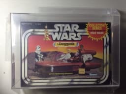 Star Wars Figure Toy MIb 1983 Bk Afa / Ukg 80 Landspeeder Collector Series