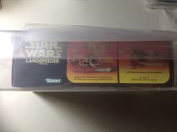 Star Wars Figure Toy MIb 1983 Bk Afa / Ukg 80 Landspeeder Collector Series