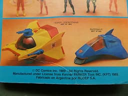 SUPER AMIGOS SHAZAM FIGURE - KENNER PLAYFUL SUPER POWERS CARDED 1989