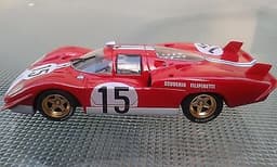 Team Ferrari 512s-Team Scudera 1970 slot racing car