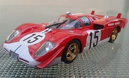 Team Ferrari 512s-Team Scudera 1970 slot racing car