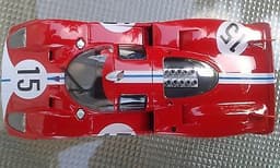 Team Ferrari 512s-Team Scudera 1970 slot racing car