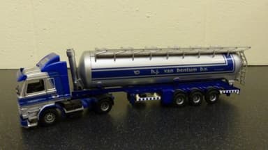 TEKNO 1:50 SCANIA 930424 2411 1993 VAN BENTUM BV DIECAST TANKER TRUCK LORRY MIB