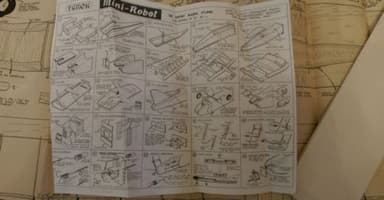 Veron mini-Robot 39 inch VERY RARE vintage balsa wood aeroplane kit
