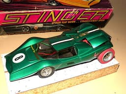 Vintage Classic Industries Stinger 1/24 Slot Car Thingie + box, body, rears