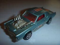 VINTAGE DIECAST CORGI JUNIORS WHIZZWHEELS CADDY HOT RODDER BLUE CADILLAC
