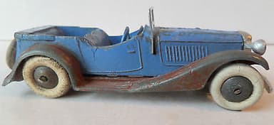 VINTAGE DINKY DIECAST No24g c1930s FOUR SEATER SPORTS TOURER -SELLING AS SEEN
