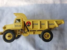 VINTAGE DINKY SUPERTOYS # 965 EUCLID REAR DUMP TRUCK ORIGINAL DIECAST 1950s