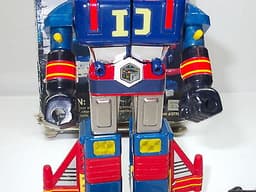 Vintage GODAIKIN Japan space toy die-cast robot figure Daidenjin Bandai 1984