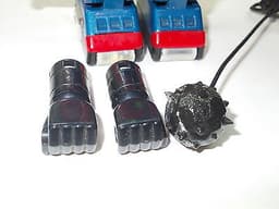 Vintage GODAIKIN Japan space toy die-cast robot figure Daidenjin Bandai 1984