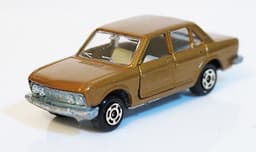 Vintage POLISTIL Fiat 132 GLS Diecast Brown Car Model Italy RJ15  Politoys