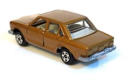Vintage POLISTIL Fiat 132 GLS Diecast Brown Car Model Italy RJ15  Politoys