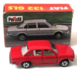 Vintage POLISTIL Fiat 132 GLS Diecast Car Model Italy RJ15 70\'s Club 33 Politoys