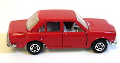 Vintage POLISTIL Fiat 132 GLS Diecast Red Car Model Italy RJ15 RJ  Politoys