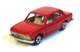 Vintage POLISTIL Fiat 132 GLS Diecast Red Car Model Italy RJ15 RJ  Politoys