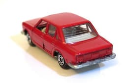 Vintage POLISTIL Fiat 132 GLS Diecast Red Car Model Italy RJ15 RJ  Politoys