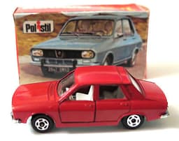 Vintage POLISTIL Renault 12 Diecast Car Model Italy RJ25 1970\'s Club 33 Politoys