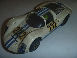 VINTAGE SLOT CAR FERRARI OR PORSCHE CARRERA 6? AIRFIX MONOGRAM ?? SIM SCALEXTRIC