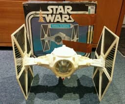 VINTAGE STAR WARS BOXED KENNER WHITE IMPERIAL TIE FIGHTER COMPLETE WORKING 1978
