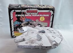 Vintage Star Wars Canadian ESB Millennium Falcon - Complete - Bilangual Box