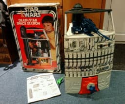 VINTAGE STAR WARS DEATH STAR SPACE STATION PLAYSET KENNER 1978 NR COMPLETE