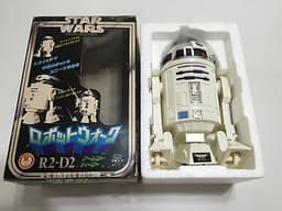 Vintage Star Wars R2-D2 Robot Walk Takara in Original Box 1978 JAPAN Free ship!