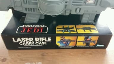 VINTAGE STAR WARS ROTJ LASER RIFLE CARRY CASE. AFA?