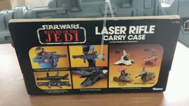 VINTAGE STAR WARS ROTJ LASER RIFLE CARRY CASE. AFA?