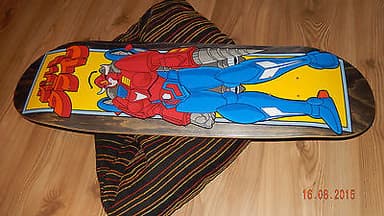 World Industries skateboard Vintage Hook ups Posters Jeremy Klein Manga Robot