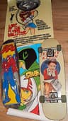 World Industries skateboard Vintage Hook ups Posters Jeremy Klein Manga Robot
