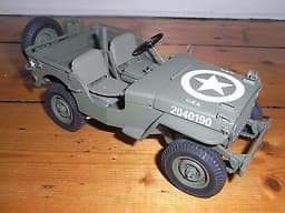 World War 2 Jeep replica - 1:16 scale - Die-cast - by Danbury Mint