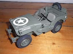 World War 2 Jeep replica - 1:16 scale - Die-cast - by Danbury Mint