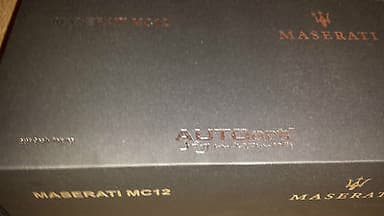 1/18 Autoart Maserati MC12 BLUE New Release Maserati MC 12 Maserati MC-12