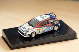 1:43 Scale Auto Art 60212 Diecast Ford Focus WRC 2002 Colin McRae / Nicky Grist