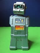 60s VINTAGE TIN DIRECTIONAL ROBOT BY YONEZAWA JAPAN SPACE TOY