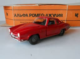 Alfa Romeo Giulia SS Russian USSR Politoys Copy 1/43 Diecast Mint & Boxed