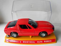 Alfa Romeo Montreal Politoys 1/25 Diecast S6 Mint Condition In Plastic Case
