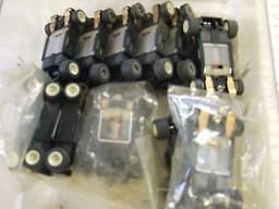 Aurora slot car. Massive lot of spares inc.17 running chassis. Please see listin