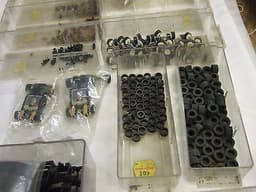 Aurora slot car. Massive lot of spares inc.17 running chassis. Please see listin