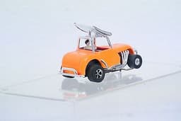 Aurora t-jet super modified hot rod roadster slot car Orange Excellent Shape