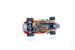 Aurora t-jet super modified hot rod roadster slot car Orange Excellent Shape