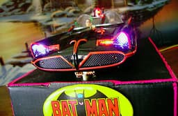 "BATMAN DAY AUCTION" George Barris 1/25 1966 Batmobile Analog Slot Car 12-18v.