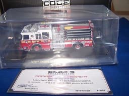 Code 3 1/64 Scale diecast model FDNY Marauder II Pumper Fire Engine.