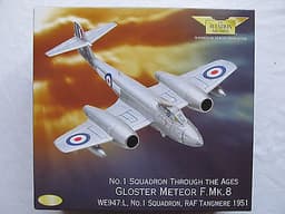 CORGI AVIATION ARCHIVE:NO.1SQN.T.T.A:HURRICANE:METEOR:HUNTER:HARRIER1/72 DIECAST