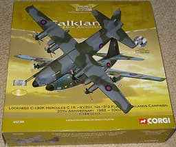 Corgi Diecast AA31305 Hercules C1K - 1312 Flt, Falklands War Limited Edition