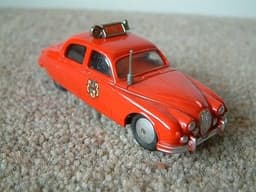 Corgi Toys 213 2.4 Jaguar Fire Service Car boxed diecast scale model