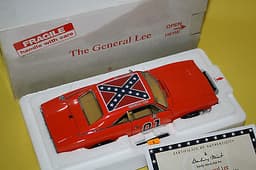 Danbury Mint 1969 Dodge Charger General Lee 1:24 scale diecast car both boxes